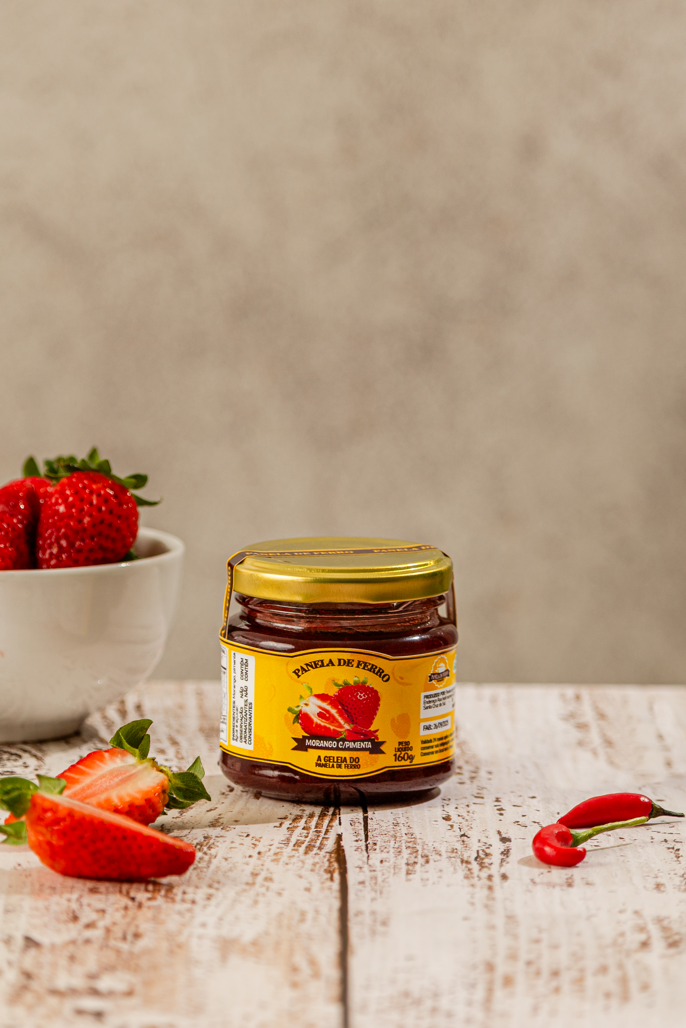 Geleia de Morango com Pimenta